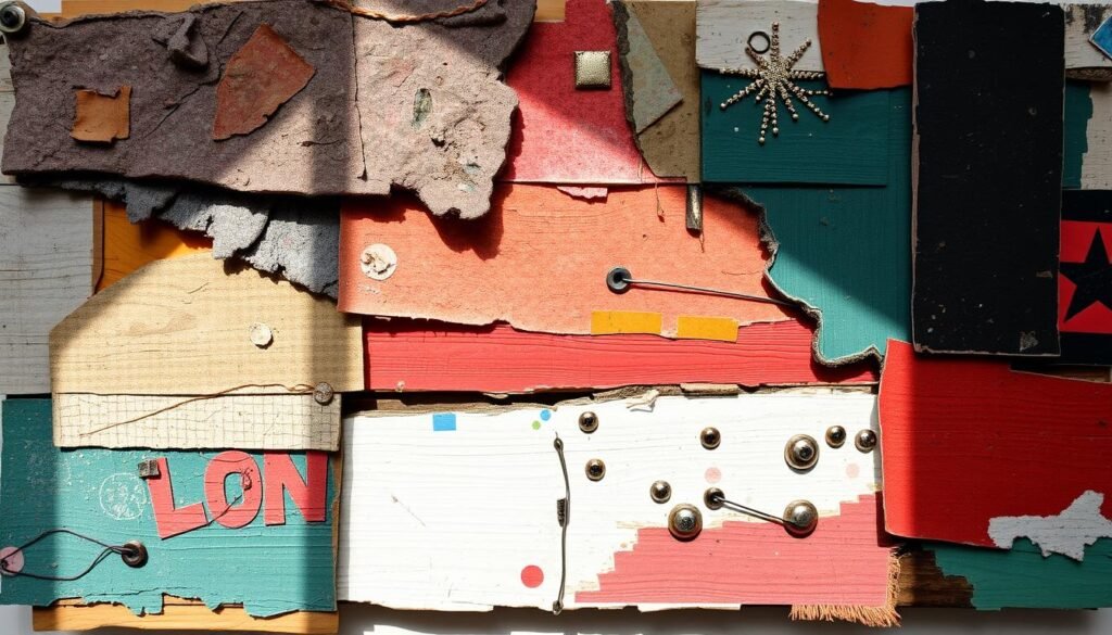 Textured wall art