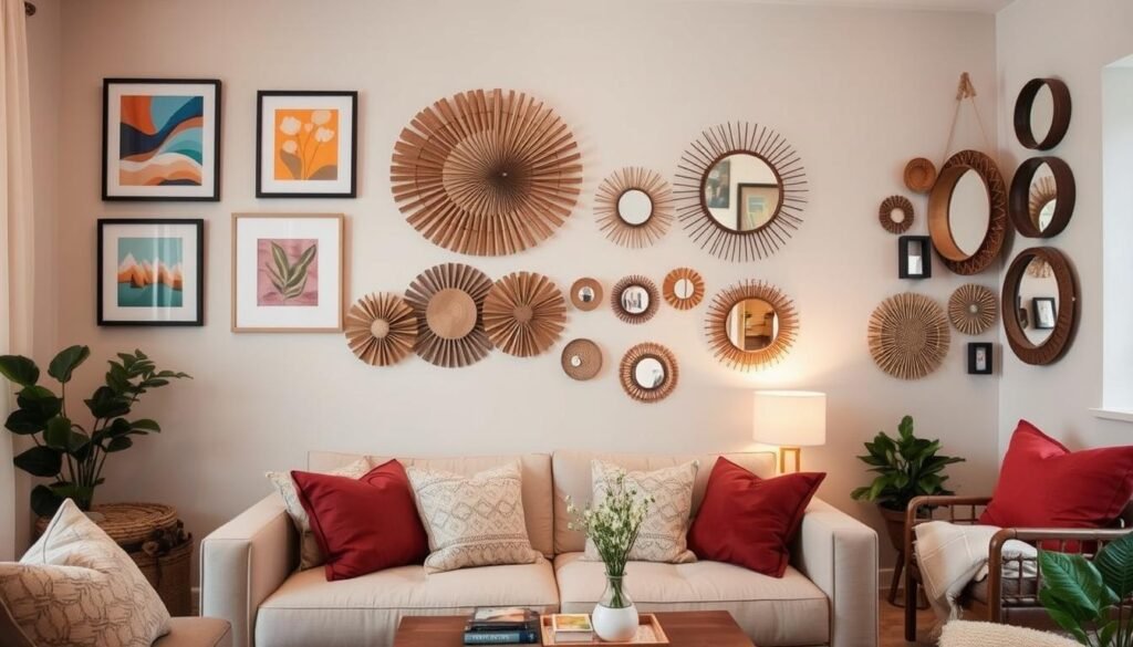 Economical wall accents