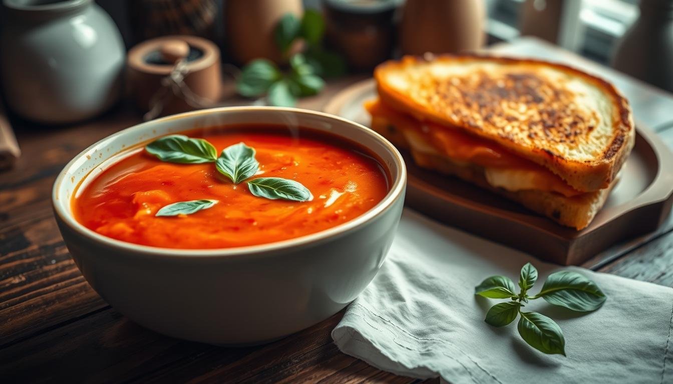 Tomato Soup and Grilled Cheese