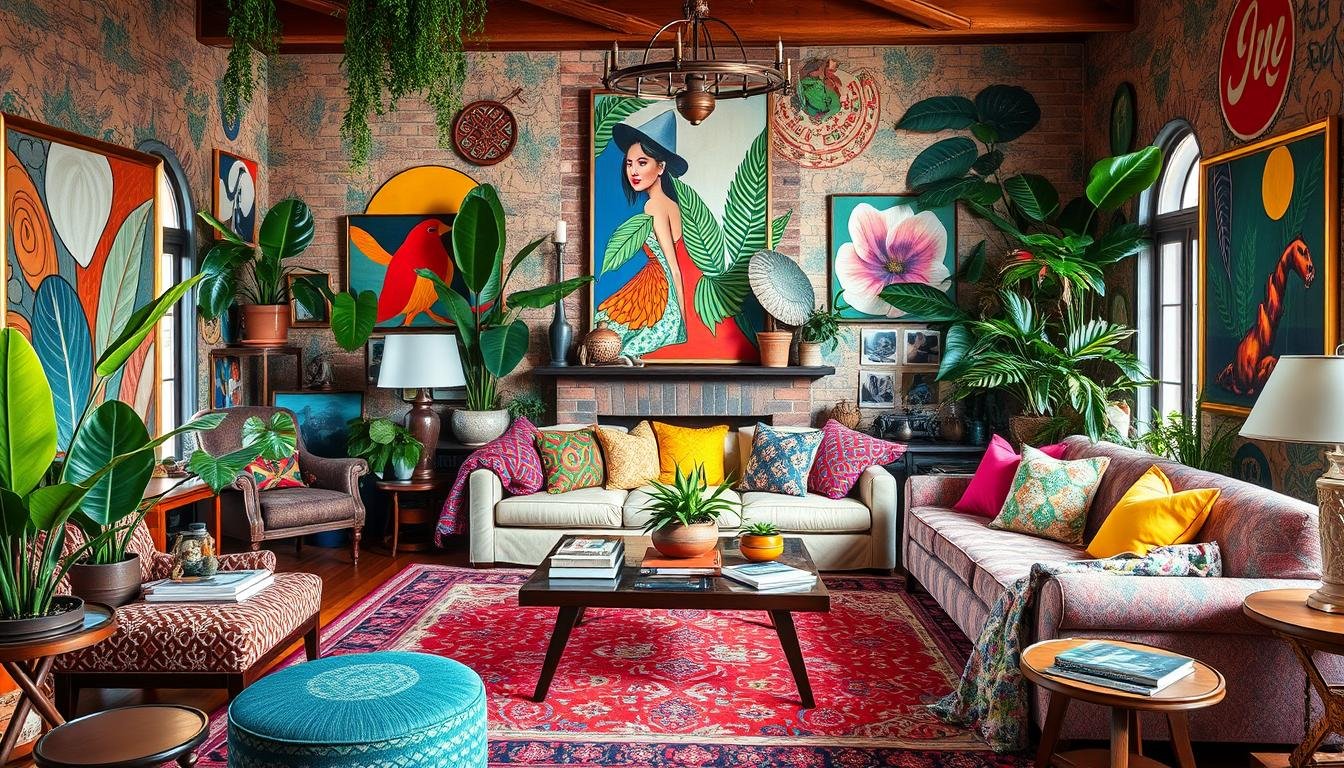 Maximalist home decor trend