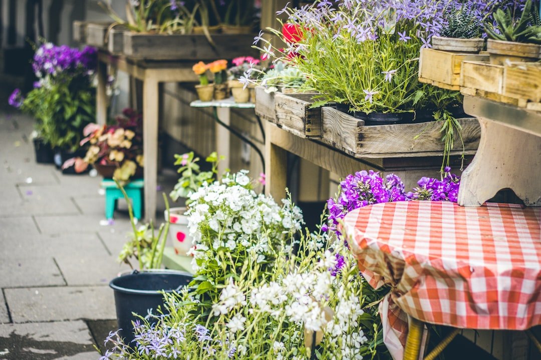 Photo Floral tablecloth