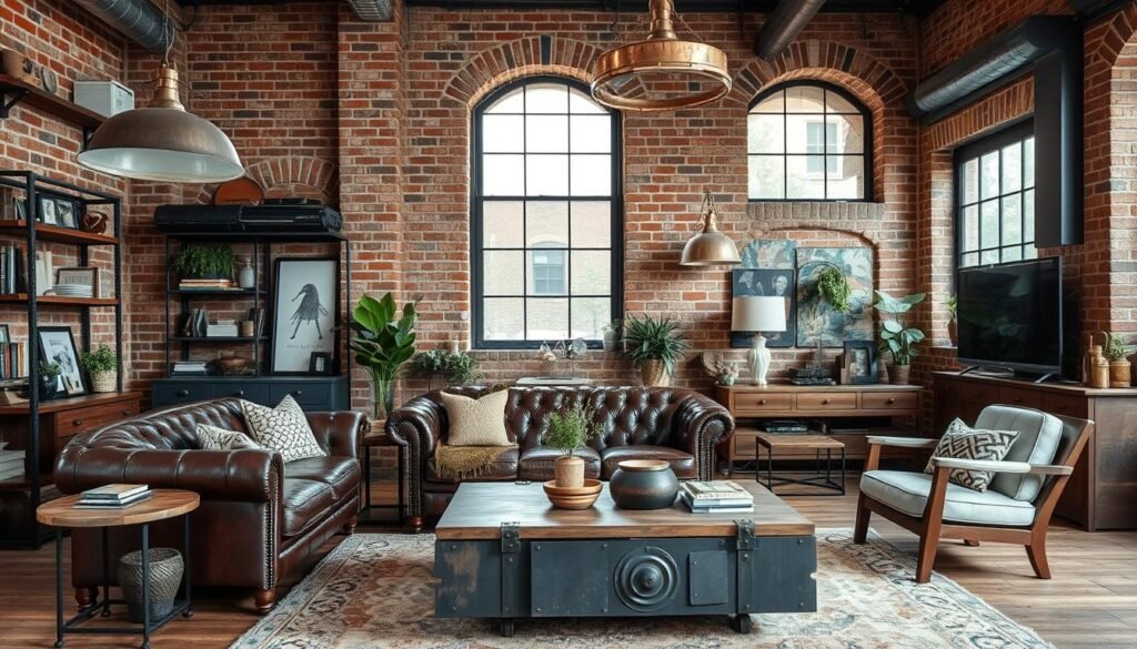 industrial chic home decor