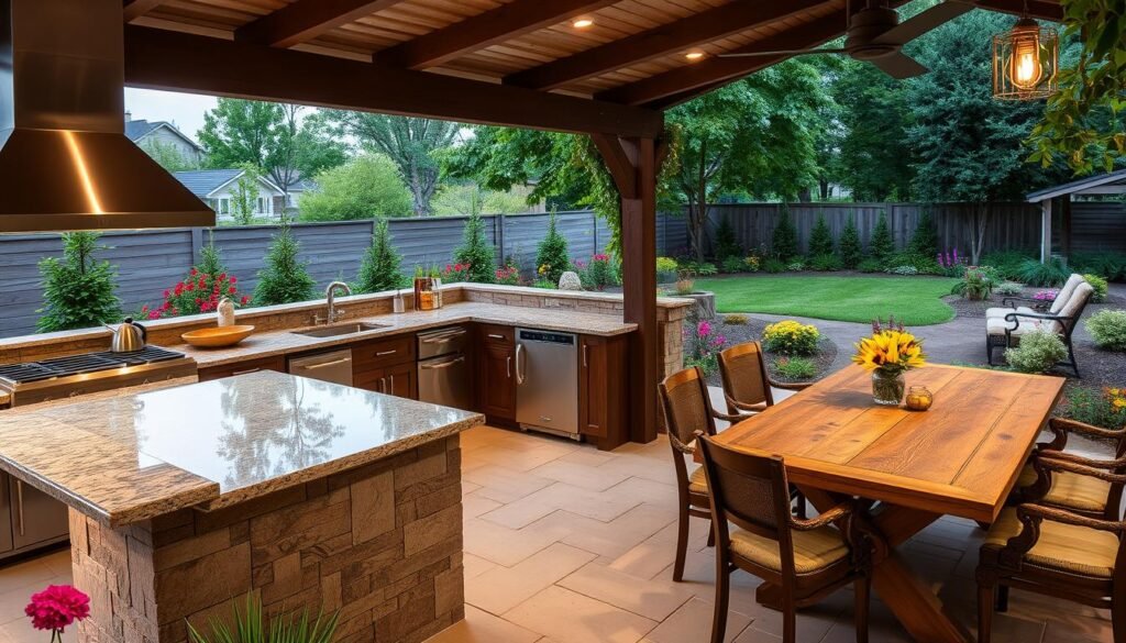 outdoor kitchen design