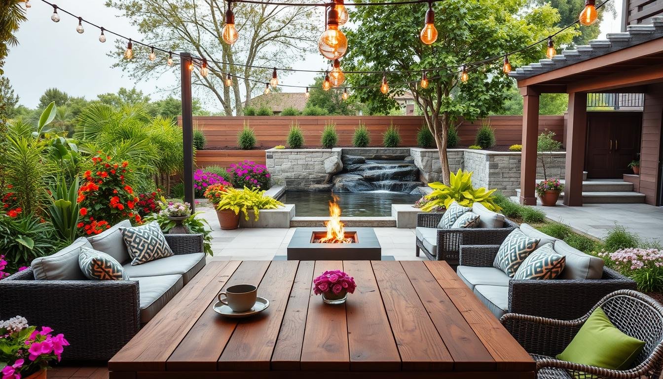 outdoor living space design