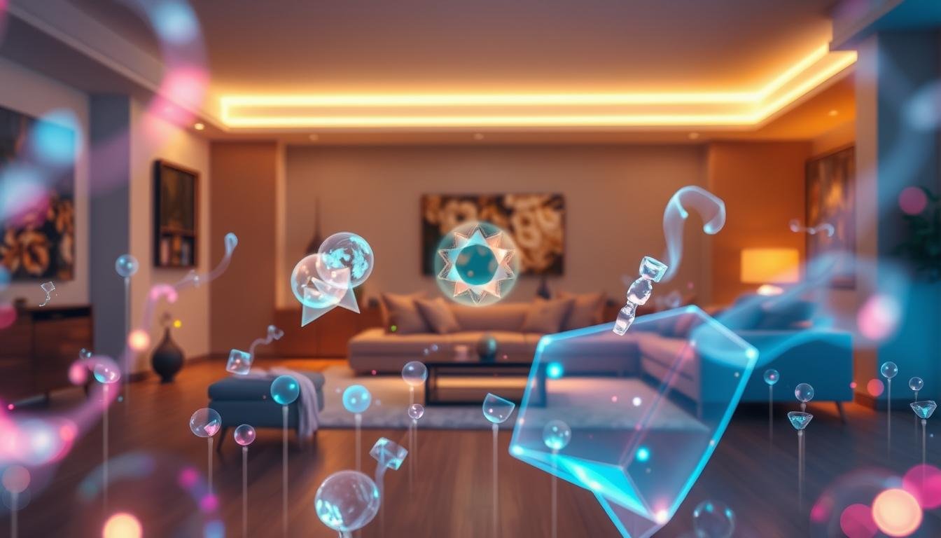 Holographic art installations for homes