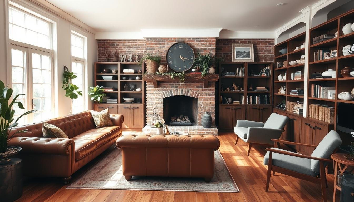 Vintage-modern fusion decor