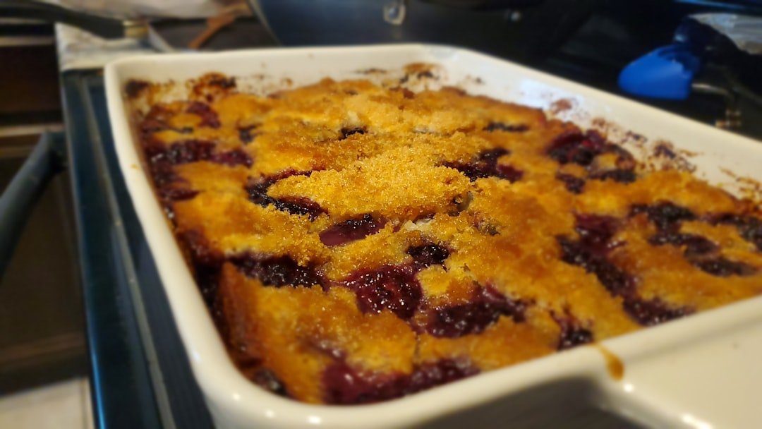 Photo Fruit cobbler