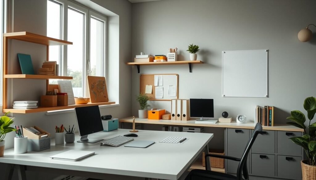 inexpensive workspace organization tips