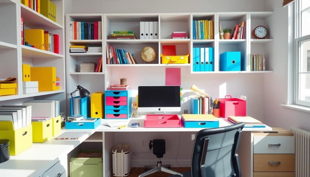 inexpensive workspace organization tips