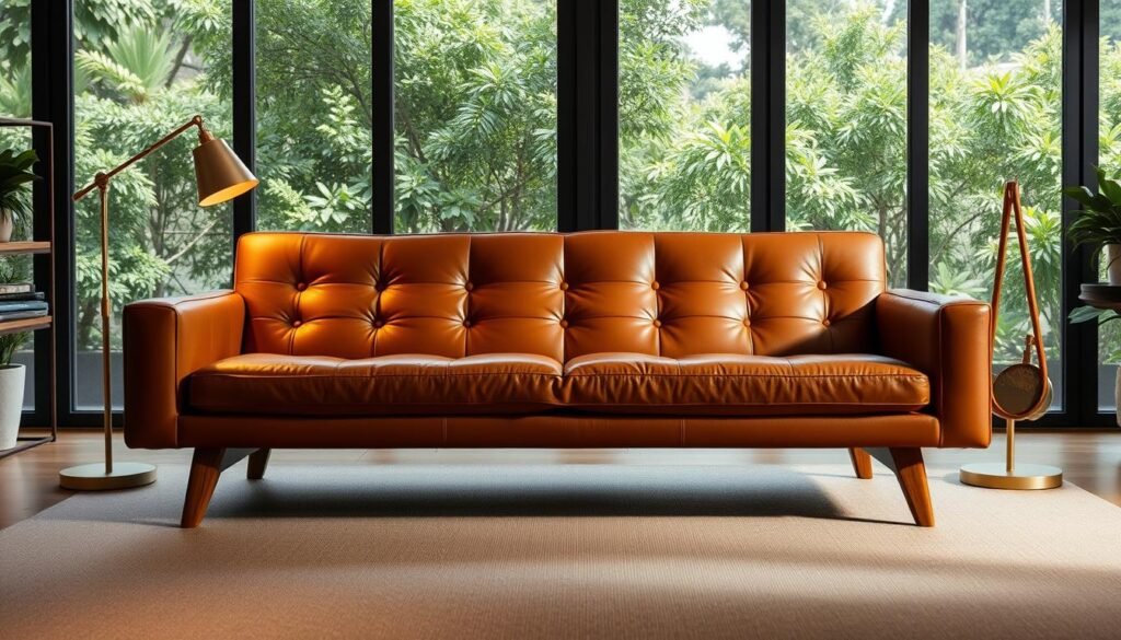 mid-century modern sofa bed