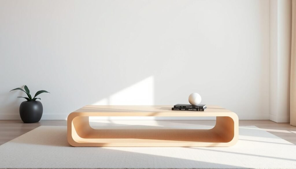 minimalist coffee table