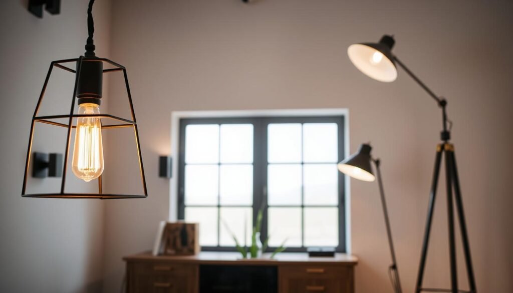 modern industrial style home decor lighting
