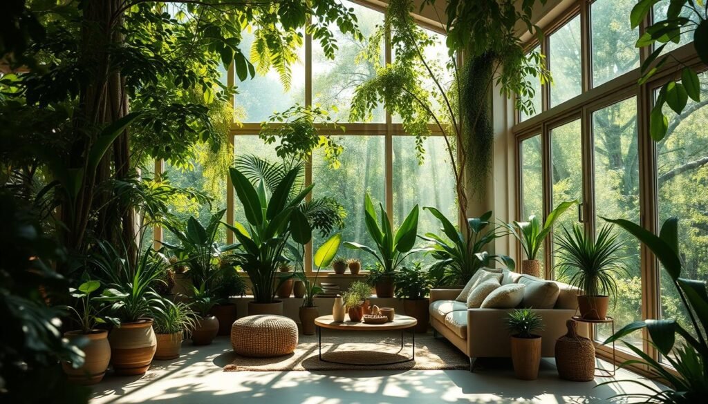 natural light in green living spaces