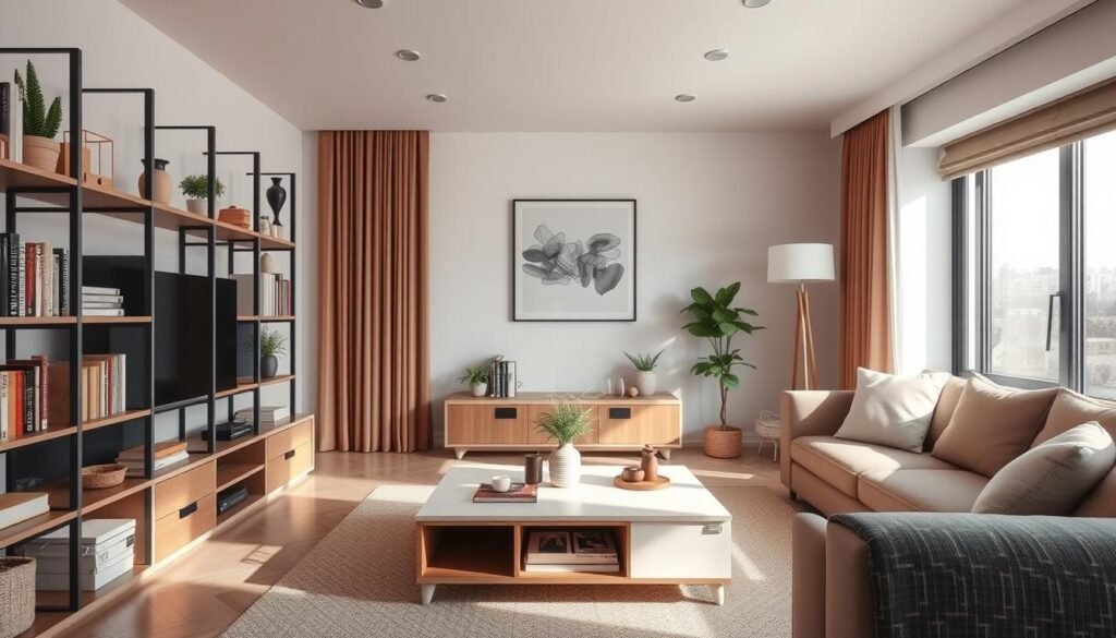 small apartment organization