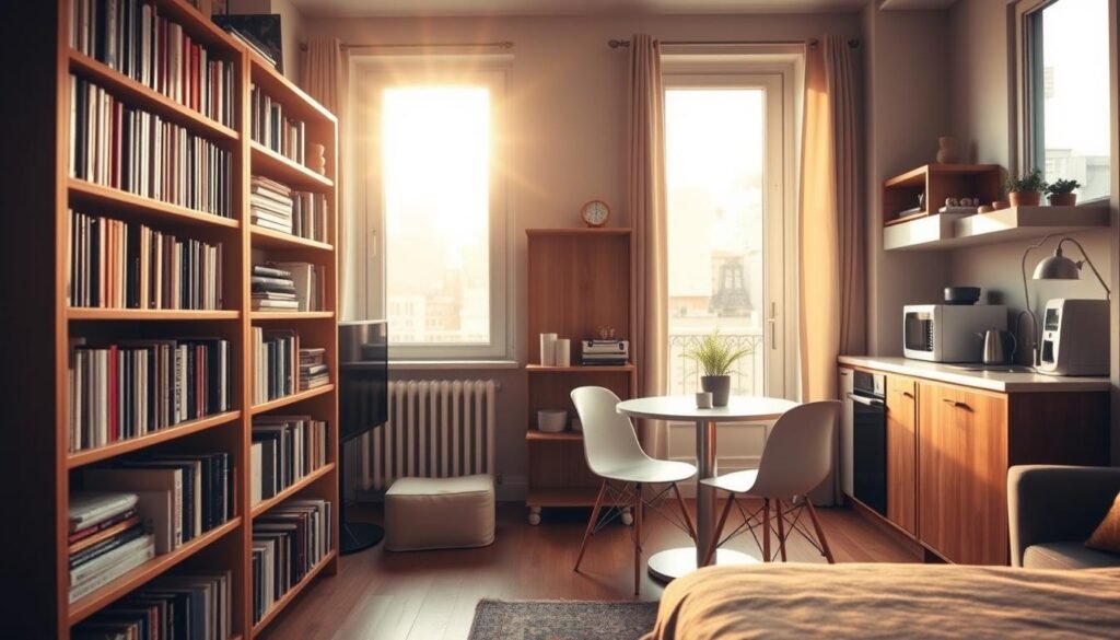 small apartment organization
