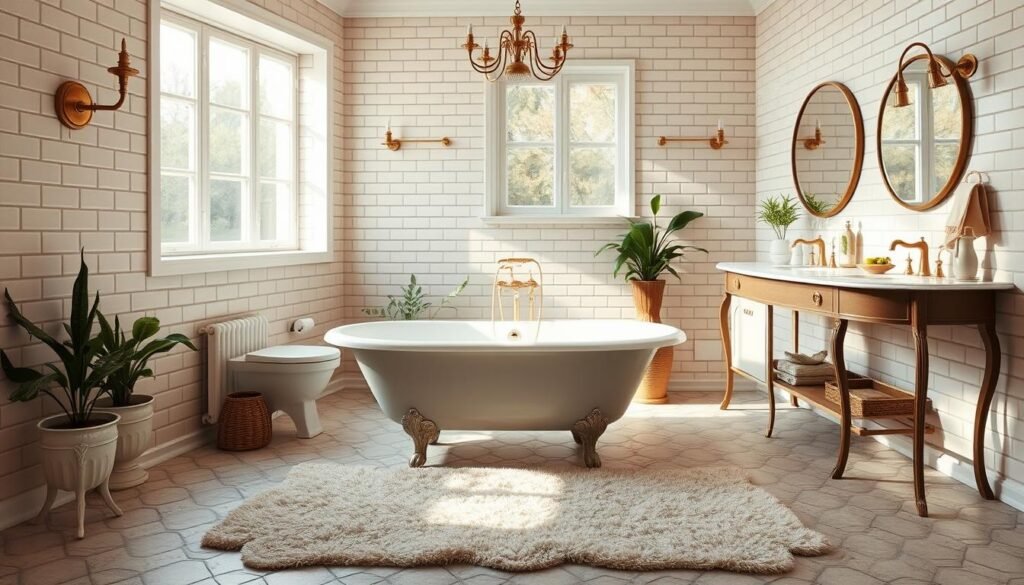 vintage bathroom design