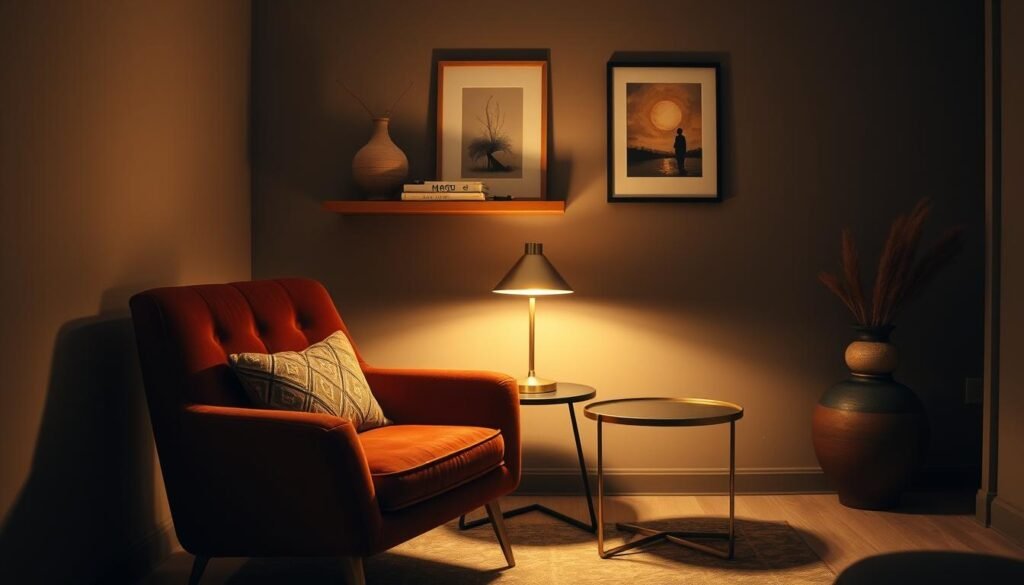 vintage modern fusion small space decor