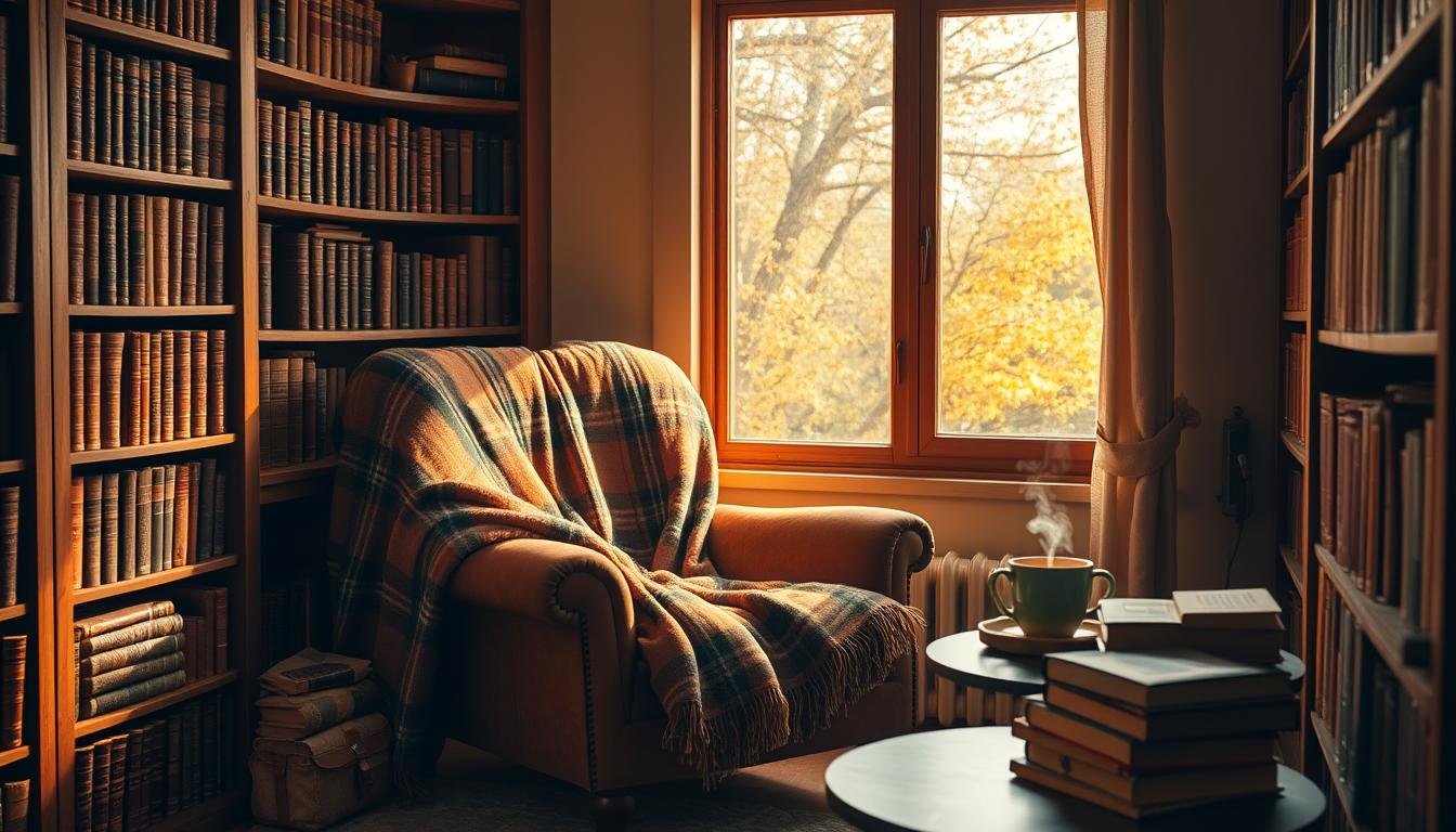 Cozy autumn reading nook designs