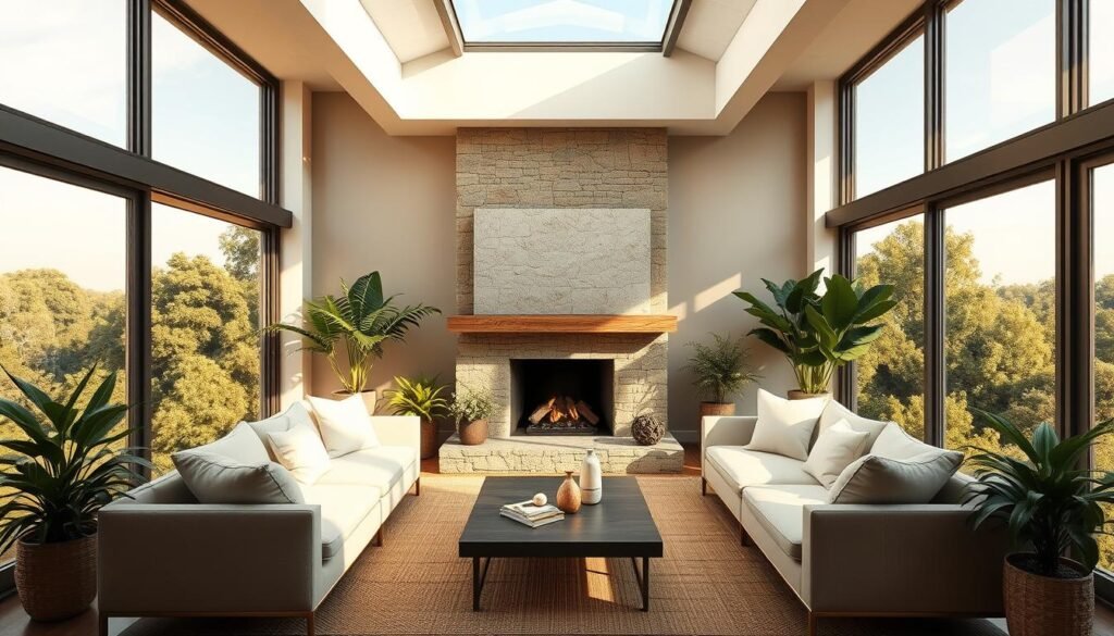 Nature-inspired penthouse interior design ideas