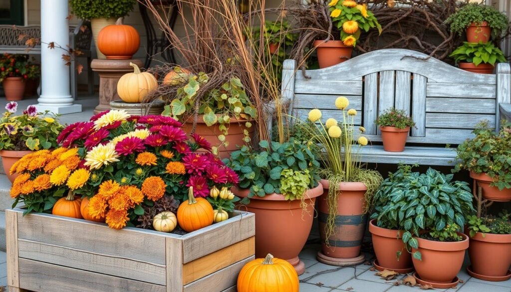 affordable ways to decorate outdoors for fall