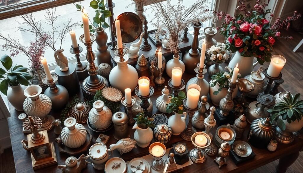 artful tabletop displays