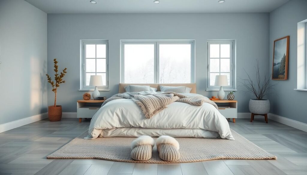 contemporary winter bedroom design