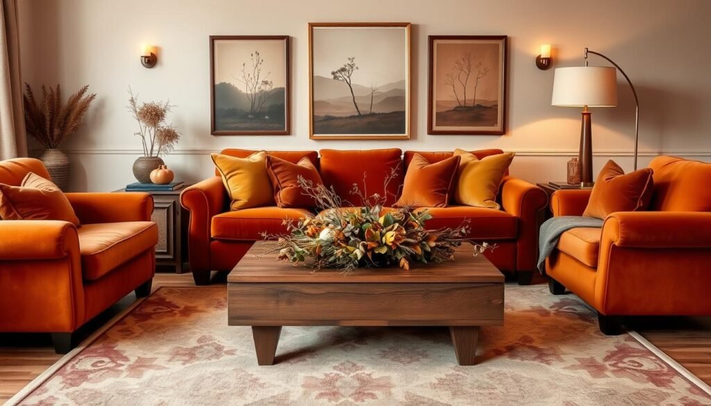 elegant fall color combinations in home decor