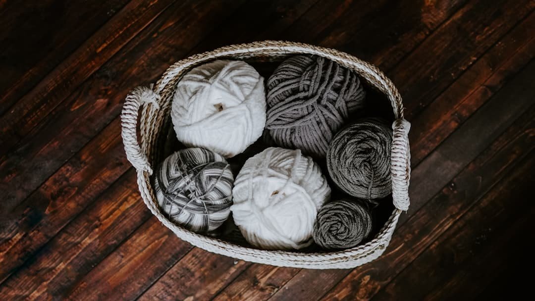Photo Yarn basket
