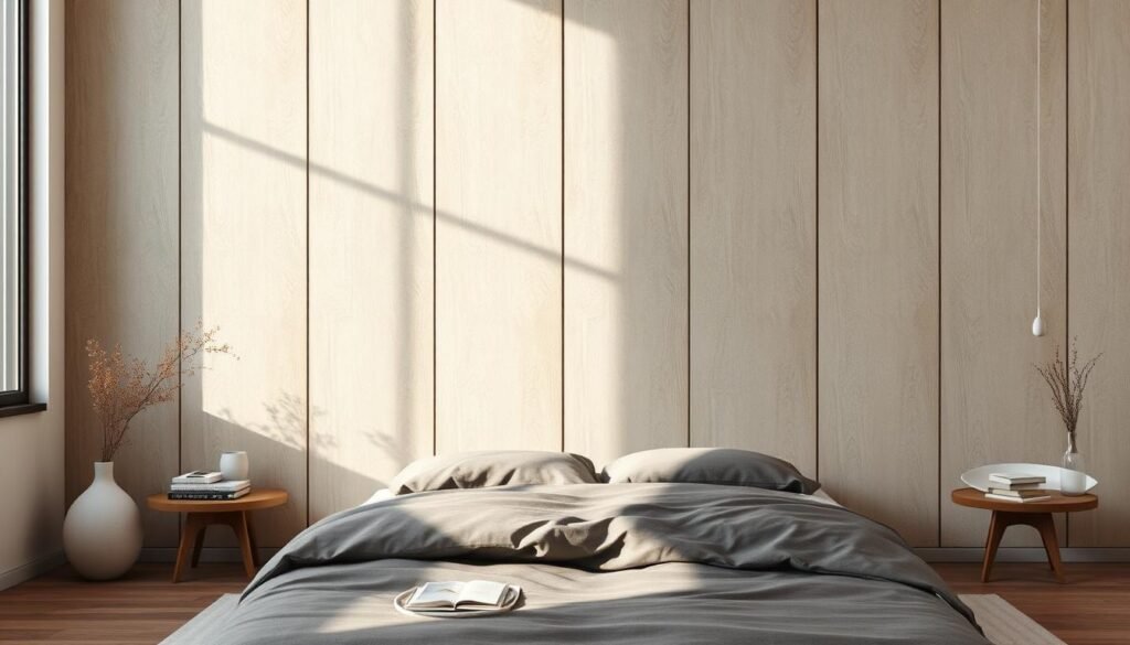 japandi accent wall design