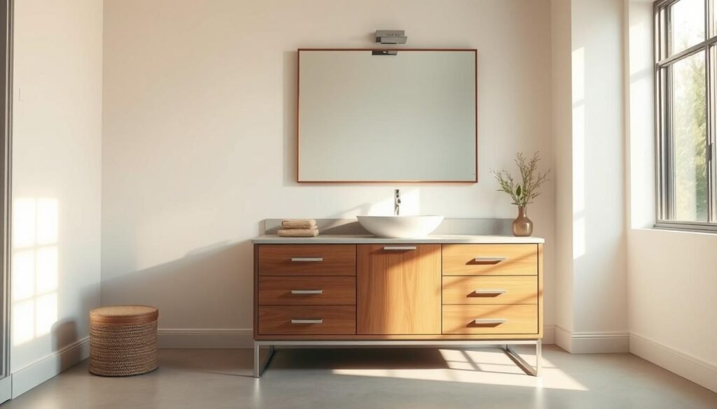 modern vintage bathroom vanity