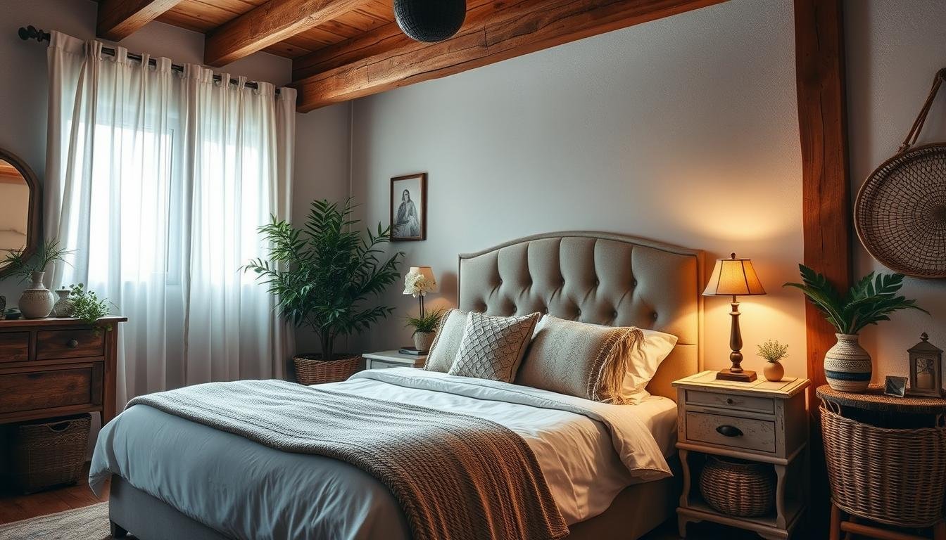 rustic chic bedroom makeovers