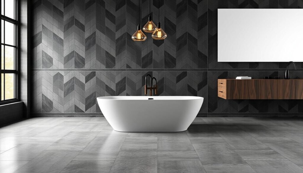 statement walls and tile patterns