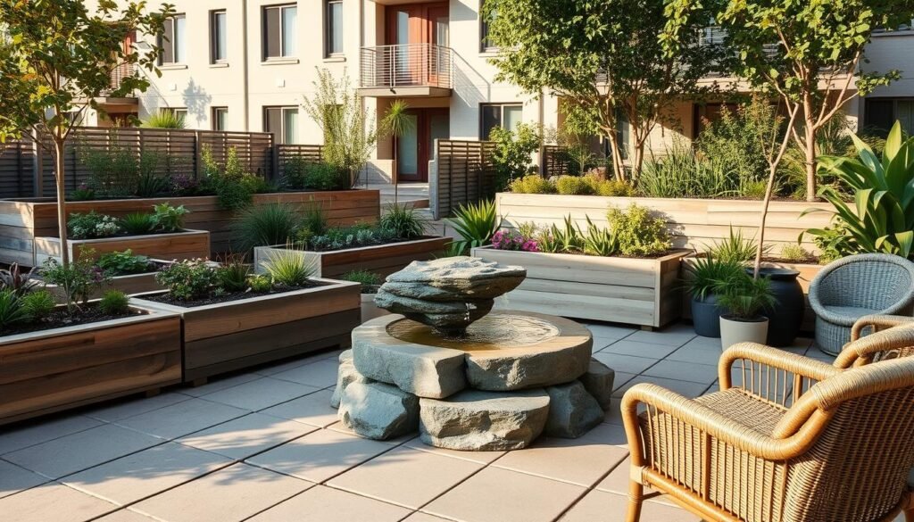 sustainable urban garden materials
