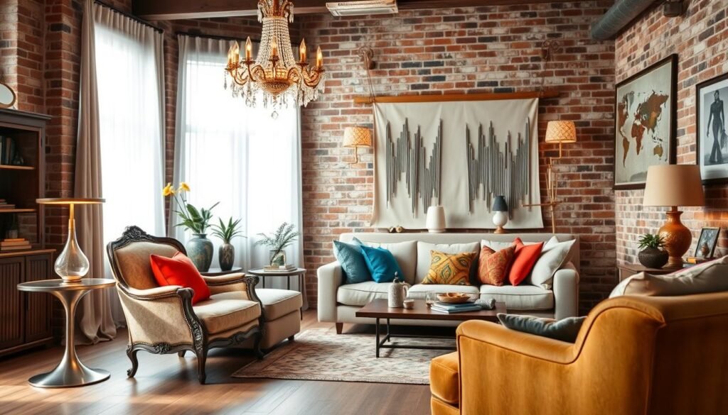 blending vintage and modern decor