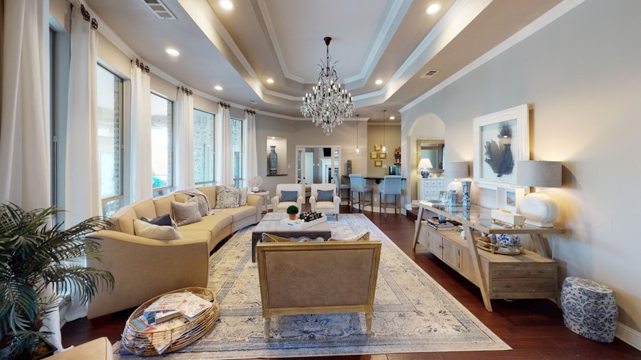 Photo Coastal decor living room