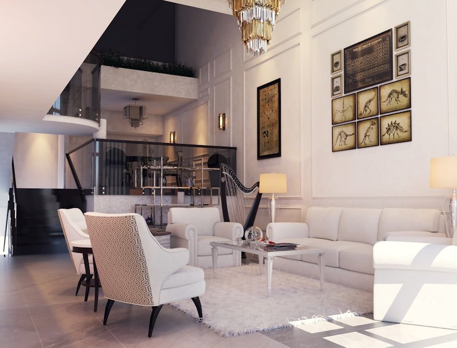 Photo Luxury designer home decor