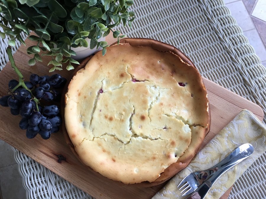 Photo Spring asparagus and goat cheese quiche
