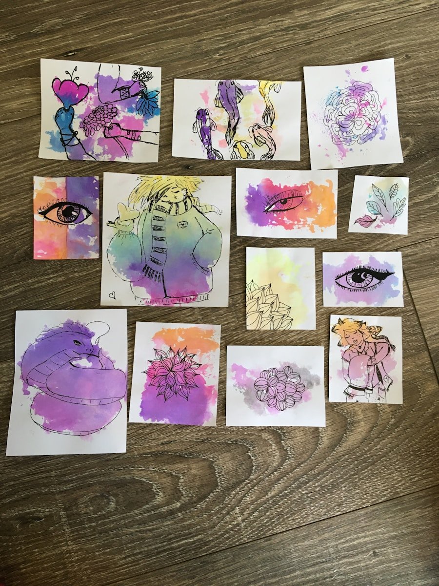 Photo Therapeutic art journaling techniques