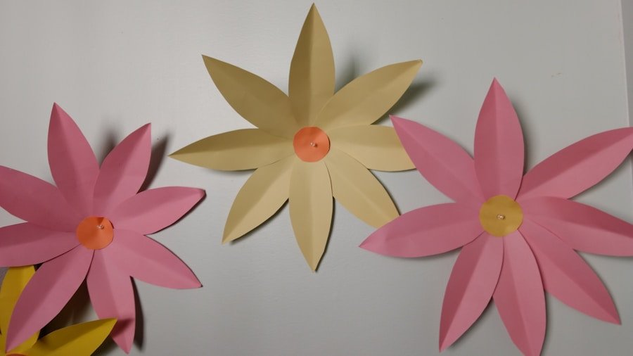 Photo "Spring paper flower wreaths"