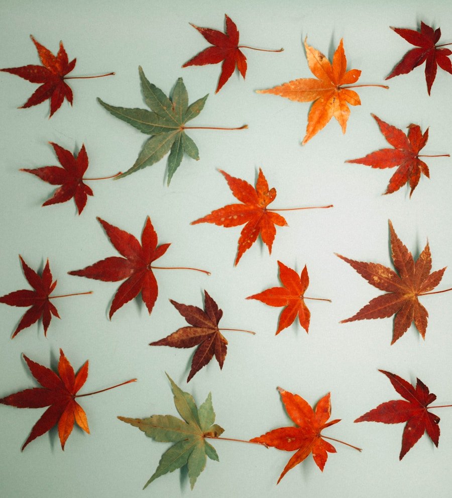 Photo "Autumn leaf print pillowcases"