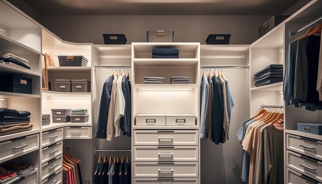 organized closet system