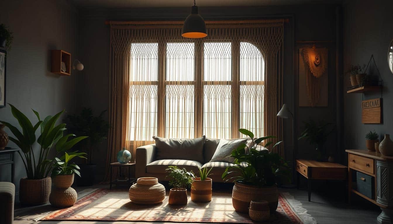 Bohemian Macrame Curtain Ideas