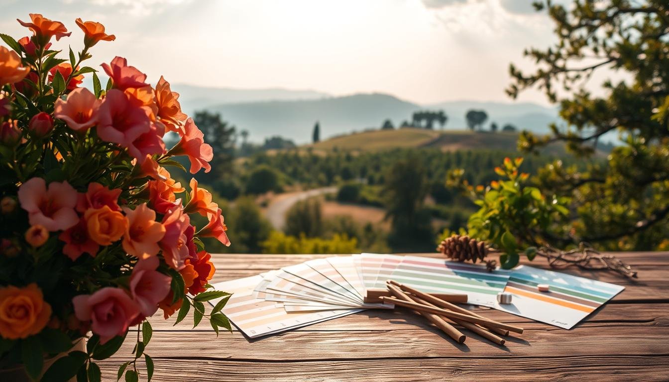 Nature-inspired color palettes