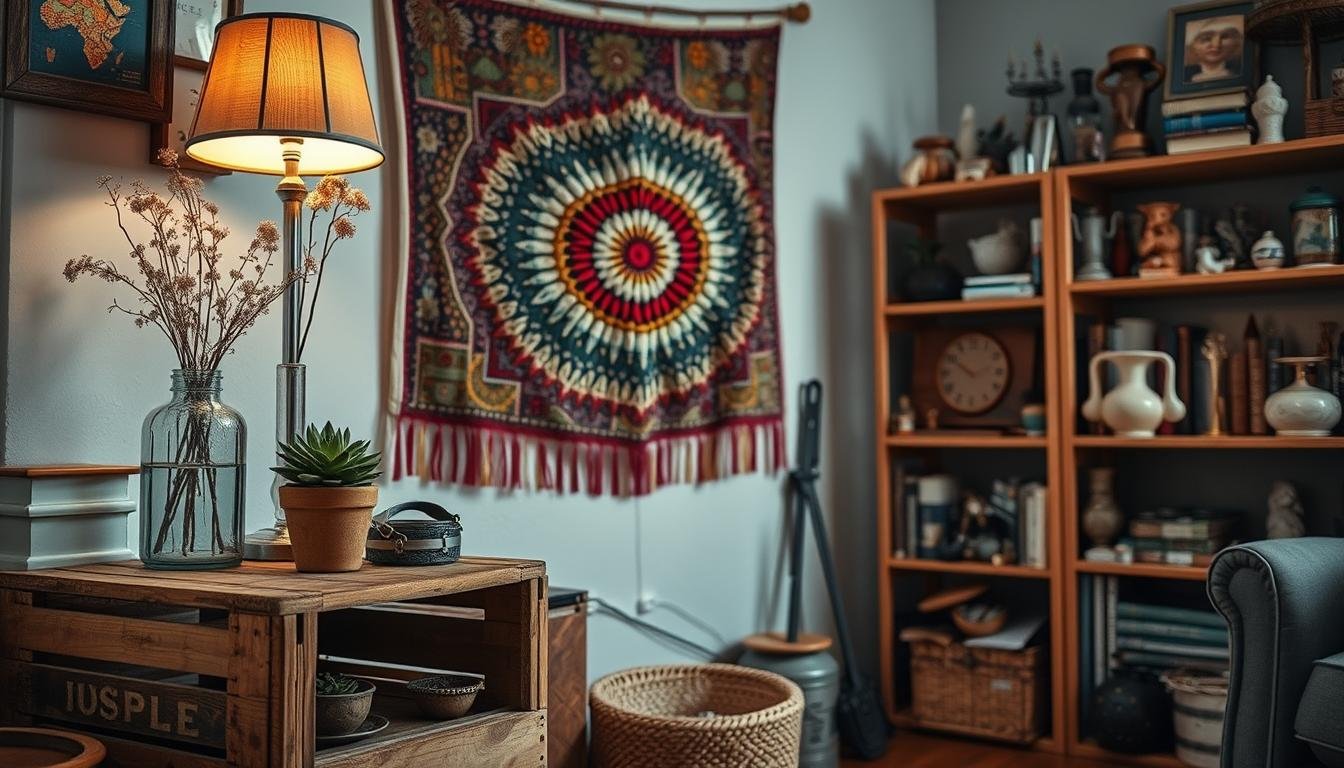 Upcycled materials in home decor