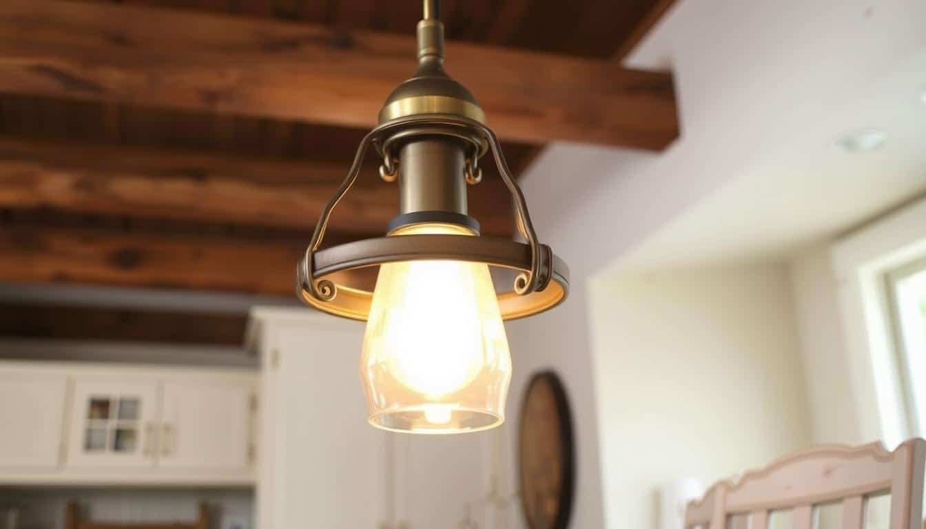 Vintage Farmhouse Kitchen Lighting