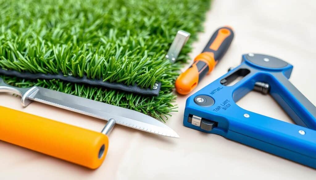 artificial turf seam alignment tools