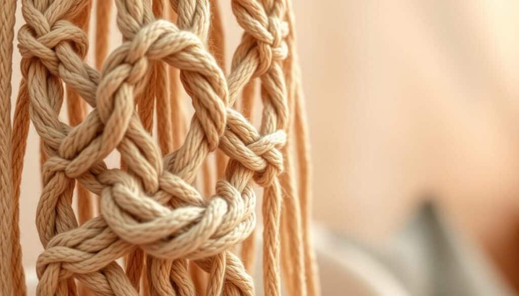 handmade textile knots