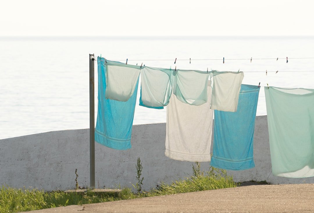 Photo Beach-themed shower curtain