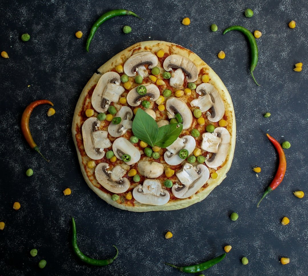Photo Veggie pizza