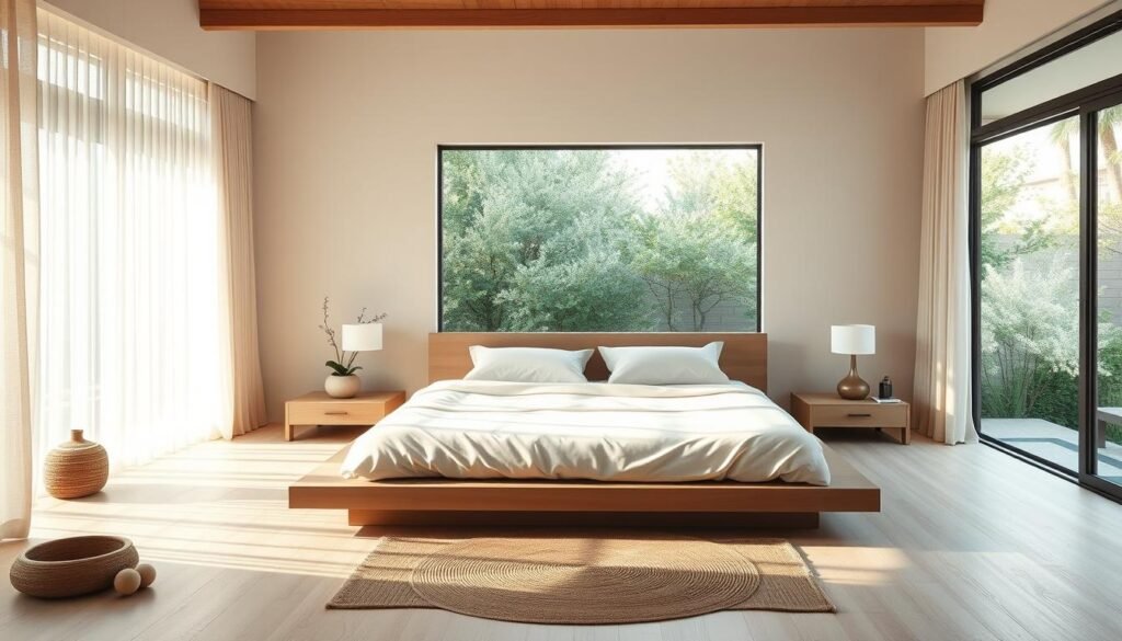 serene bed design